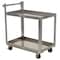 Vestil Aluminum Service Cart, 2 Shelves, 22x36, Aluminum, 660 lb Load Capacity, 2 Shelves, 21.875" W SCA2-2236 - alternate 1